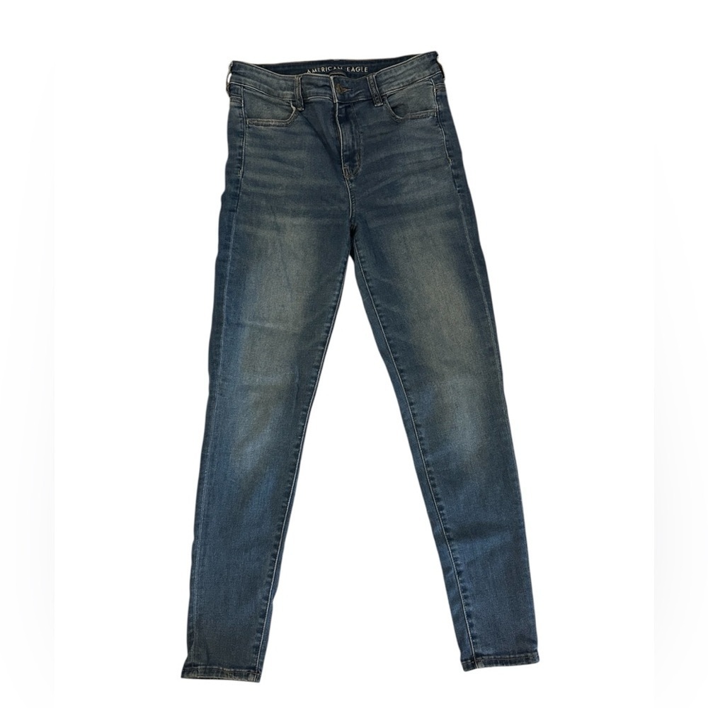 AMERICAN EAGLE NEXT LEVEL STRETCH HI RISE JEGGING SKINNY JEANS SIZE 10